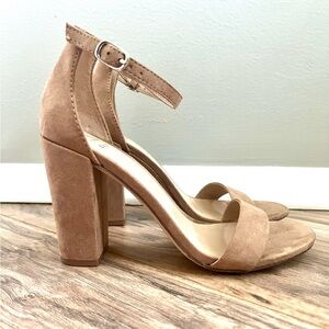Suede nude A New Day heels.